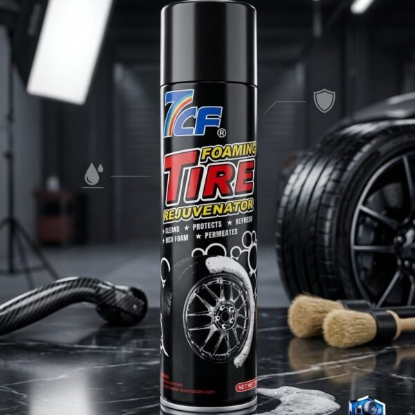 7CF Tyre Foam Cleaner & Shine (650ml)