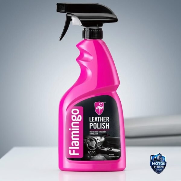 Flamingo Leather Polish & Tyre Wax Spray Gun (500ml)